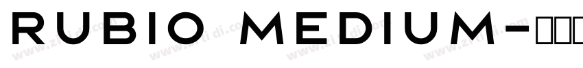 rubio medium字体转换